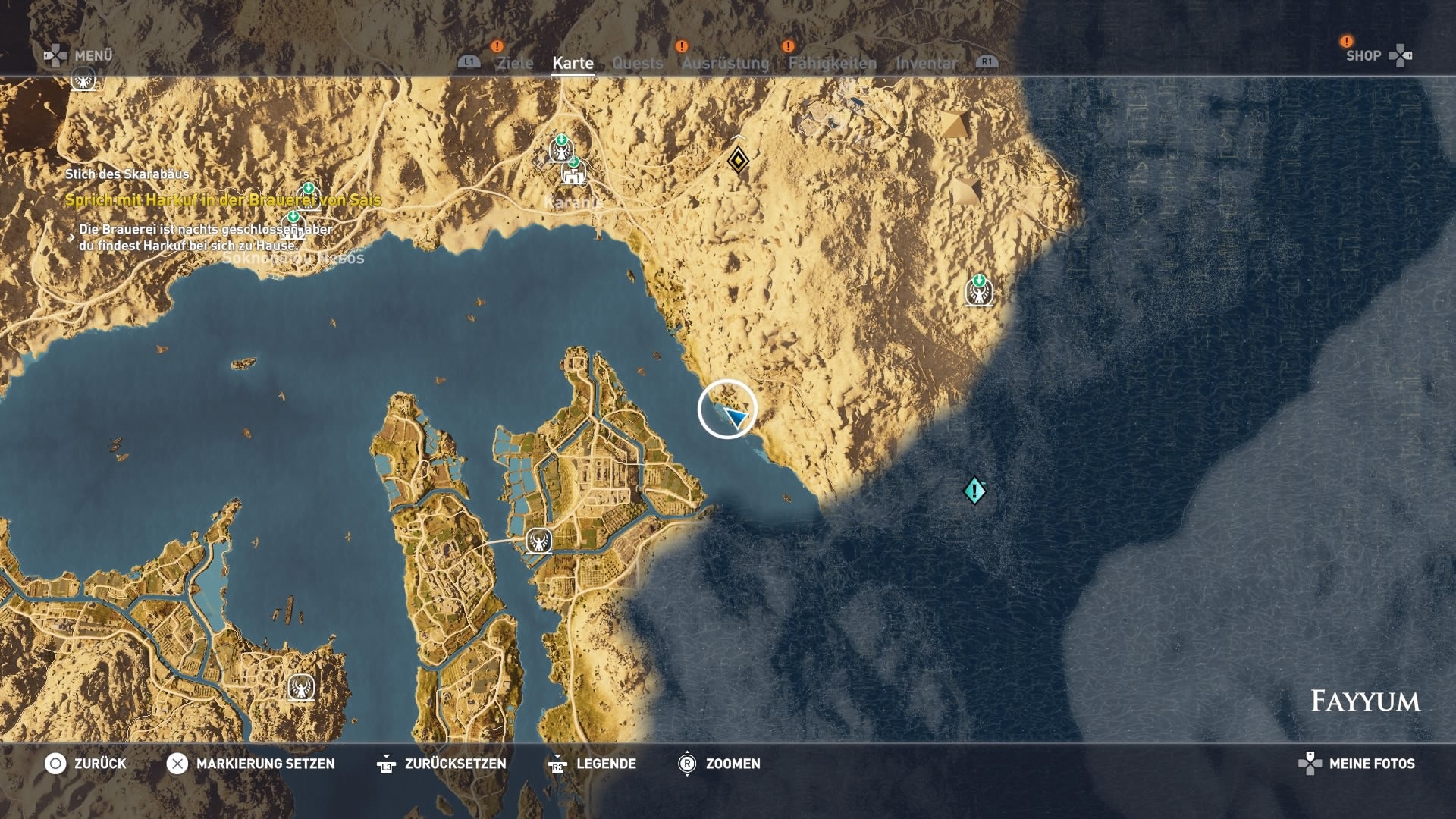 Assassin's Creed Origins - Steinkreise Karte Assassin's Creed Origins - Steinkreise: Alle Sternzeichen-Rätsel gelöst